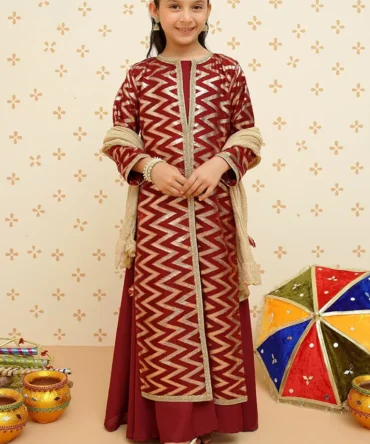 Girl Embroider Suit