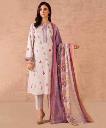 NISHAT 3PC PRINTED SUIT