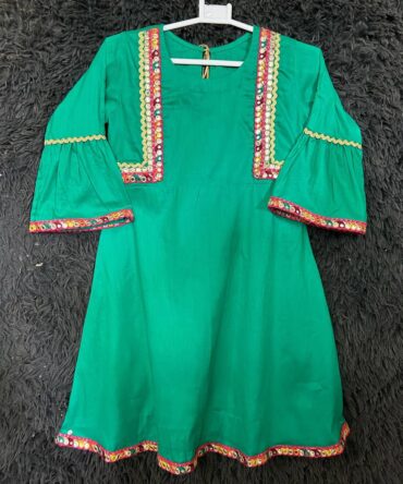 Girl Cotton green Suit