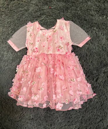 Girl Pink Frock