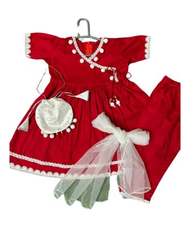 Girl Cotton 4PC suit