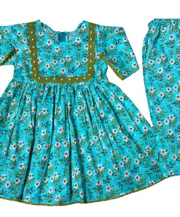 Girl cotton Printed 2PC